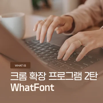 크롬 확장 프로그램 2탄 - WhatFont, 웹사이트 폰트 찾는 가장 쉬운 방법 a(12)
