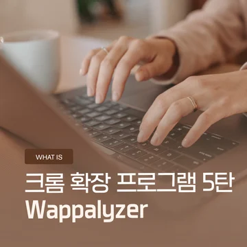 크롬 확장 프로그램 5탄 – Wappalyzer, 홈페이지 제작 기술 확인하는 방법